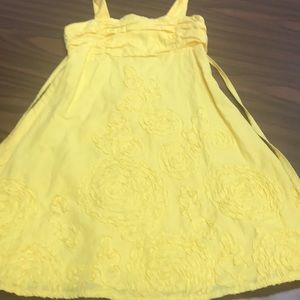 Girls yellow sundress